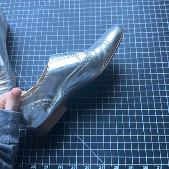 Jcrew Silver Metallic Loafers - Picture 6 of 12